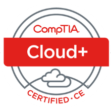 CompTIA Certified Cloud+ badge