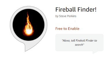 Fireball Finder! logo
